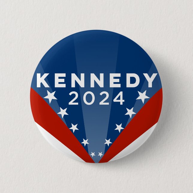 Badge Rond 5 Cm RFK Jr Robert Kennedy Jr 2024 (Devant)