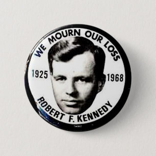 Badge Rond 5 Cm RFK pleurent - le bouton