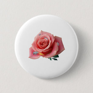 Badge Rond 5 Cm Rhinocerose