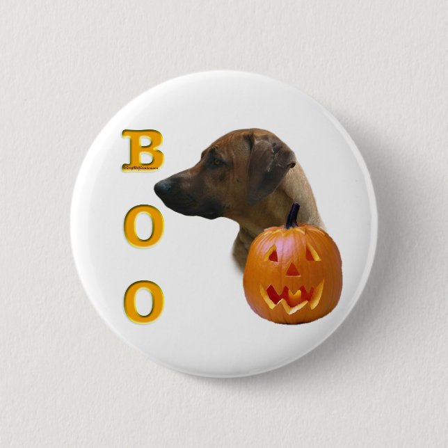 Badge Rond 5 Cm Rhodesian Ridgeback Boo (Devant)