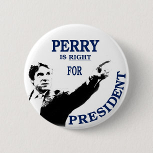 Badge Rond 5 Cm Rick Perry 2012