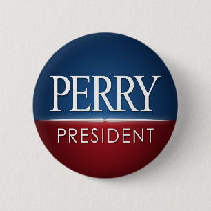 Badge Rond 5 Cm Rick Perry 2012