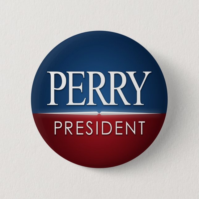 Badge Rond 5 Cm Rick Perry 2012 (Devant)