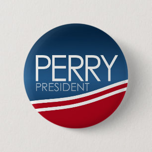 Badge Rond 5 Cm Rick Perry - Président 2012