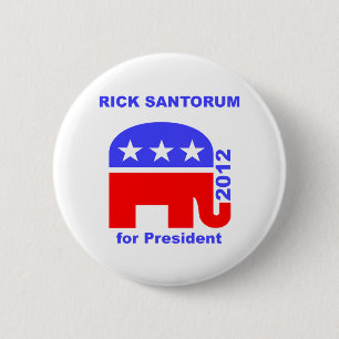 Badge Rond 5 Cm Rick Santorum