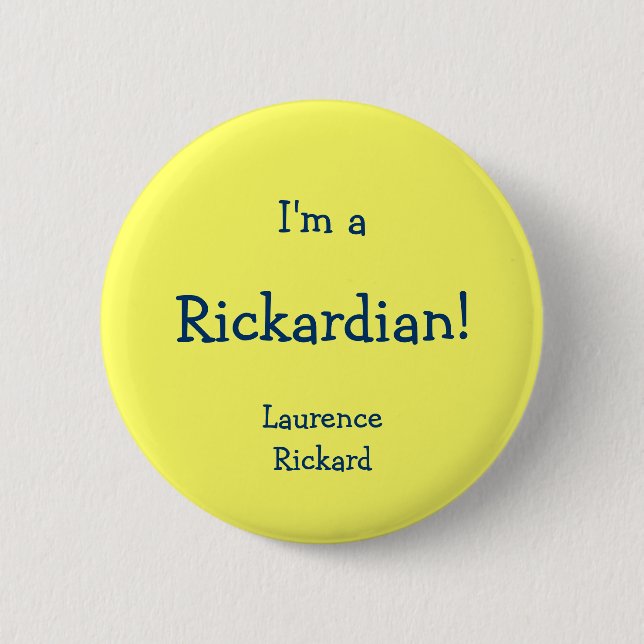 Badge Rond 5 Cm Rickardian (Devant)