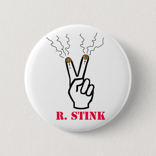 Badge Rond 5 Cm RickyStinkfingers (Devant)