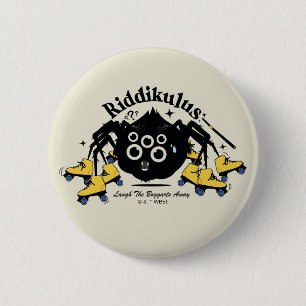 Badge Rond 5 Cm Riddikulus - Chassez les épouvantails avec le rire