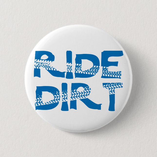 Badge Rond 5 Cm Ride Dirt (Devant)