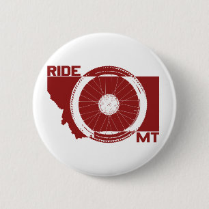 Badge Rond 5 Cm Ride Montana
