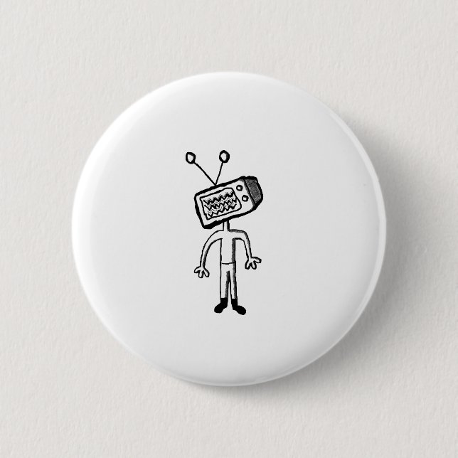 Badge Rond 5 Cm Rien dessus (Devant)