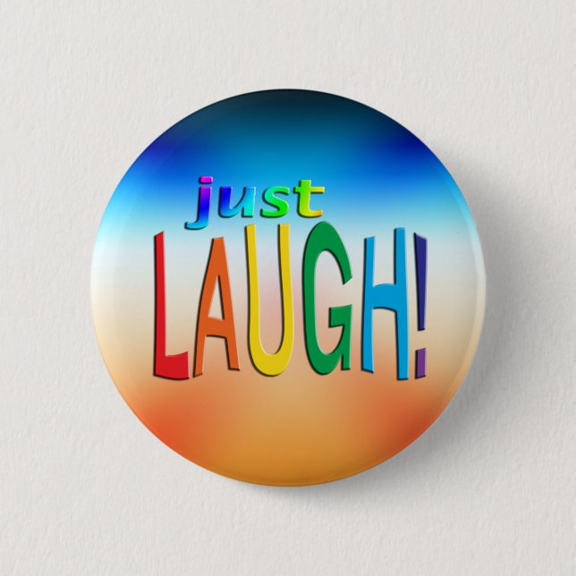 Badge Rond 5 Cm Rire (Devant)