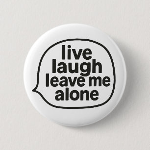 Badge Rond 5 Cm Rire en direct