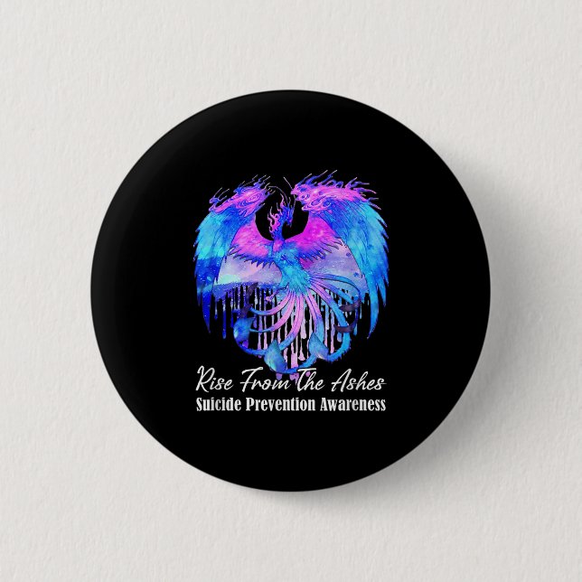 Badge Rond 5 Cm Rise From -pcute Ss Cute Ssnix - The Ashes  (Devant)