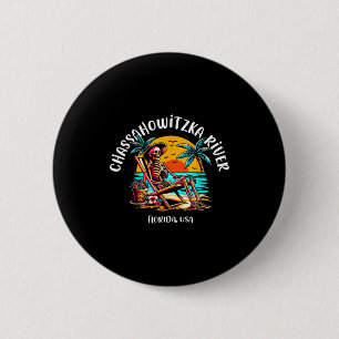 Badge Rond 5 Cm rivière Chassahowitzka floride fun squelette dans