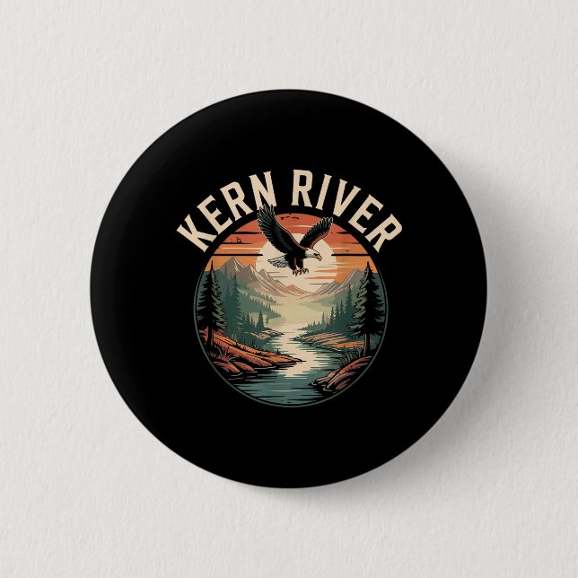 Badge Rond 5 Cm Rivière Kern (Devant)