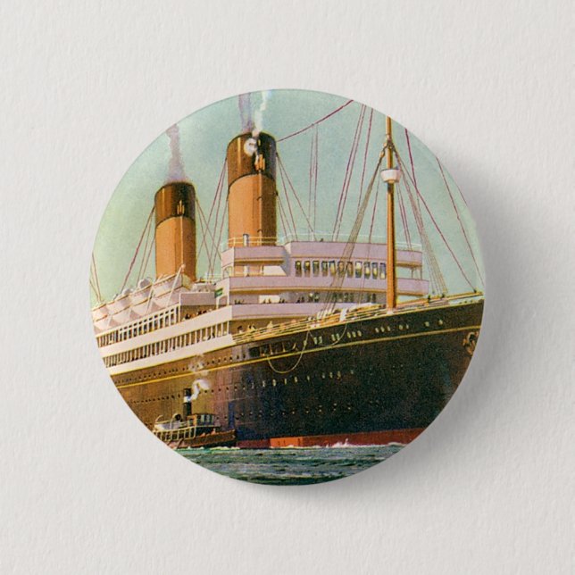 Badge Rond 5 Cm RMS Laurentic (Devant)