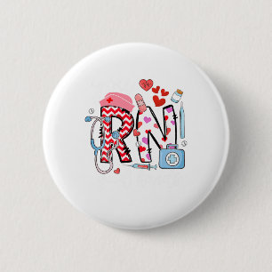 Badge Rond 5 Cm Rn Good Hands mignonne Infirmière Étudiante en soi