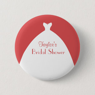 Badge Rond 5 Cm Robe de mariage de partie de Fête de la mariée