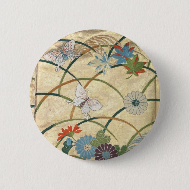 Badge Rond 5 Cm Robe longue de Noh (Devant)