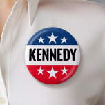 Badge Rond 5 Cm Robert F Kennedy JR 2024 - Design vintage Ike<br><div class="desc">Un design amusant avec le nom de Kennedy dans le style du bouton I Like Ike de l'histoire. Un modèle patriotique pour Kennedy candidat à l'élection présidentielle de 2024.</div>