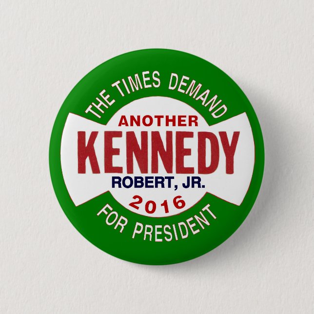 Badge Rond 5 Cm Robert F. Kennedy, Jr. pour le président 2016 (Devant)
