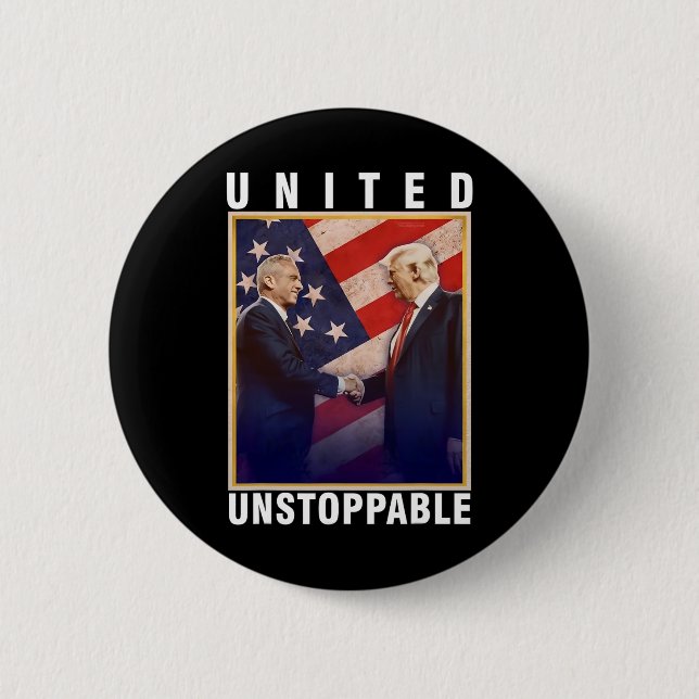 Badge Rond 5 Cm Robert F Kennedy Jr Trump United Instoppable (Devant)