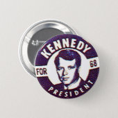 Badge Rond 5 Cm Robert Kennedy - bouton (Devant & derrière)