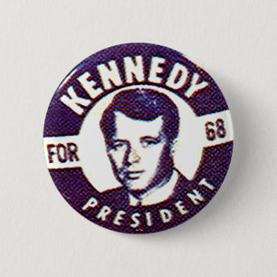 Badge Rond 5 Cm Robert Kennedy - bouton