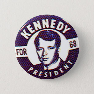 Badge Rond 5 Cm Robert Kennedy - bouton