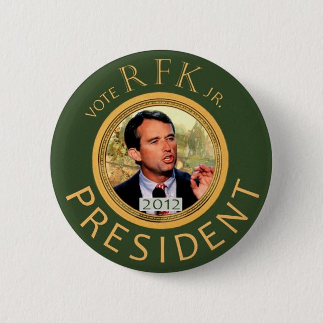 Badge Rond 5 Cm Robert Kennedy, Jr. 2012 (Devant)