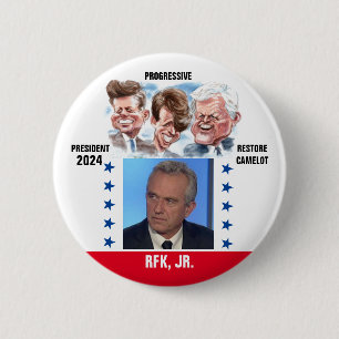 Badge Rond 5 Cm Robert Kennedy, Jr. au poste de président 2024