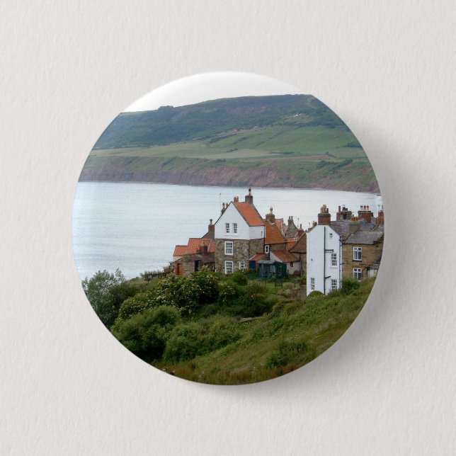 Badge Rond 5 Cm Robin Hood's Bay (Devant)