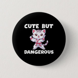 Badge Rond 5 Cm Robinet rose Coquette Bow Gants Boxe Breast Canc