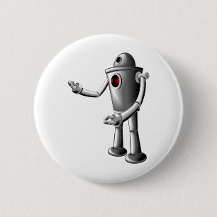 Badge Rond 5 Cm Robot