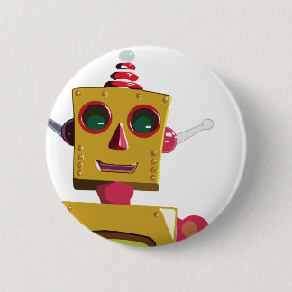 Badge Rond 5 Cm Robot