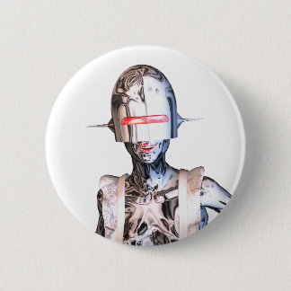 Badge Rond 5 Cm robot domestique