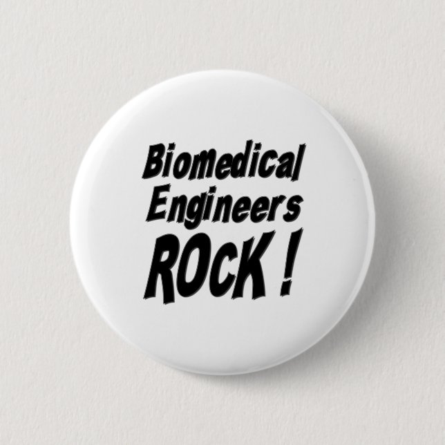Badge Rond 5 Cm Roche biomédicale d'ingénieurs ! Bouton (Devant)