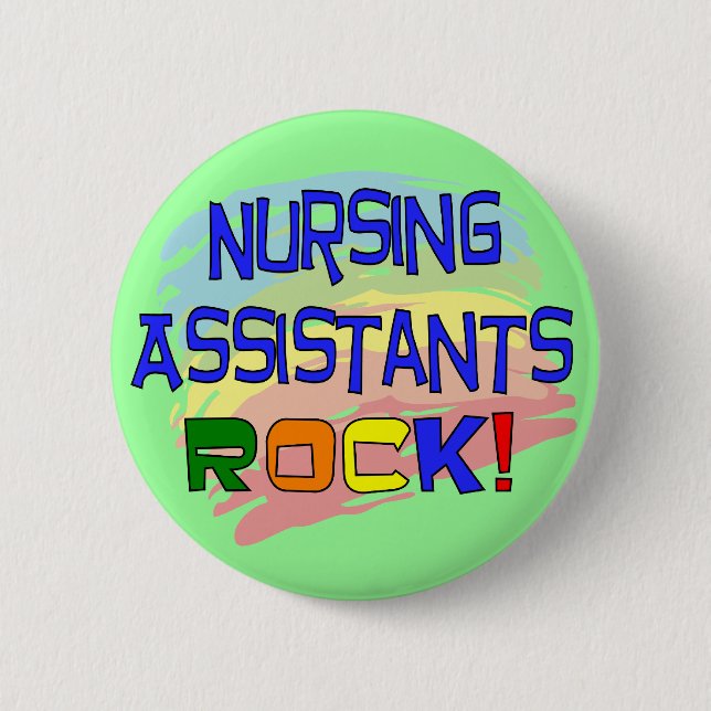 Badge Rond 5 Cm ROCHE d'assistants de soins (Devant)