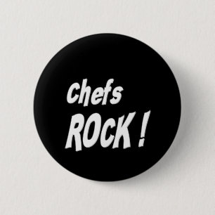 Badge Rond 5 Cm Roche de chefs ! Bouton
