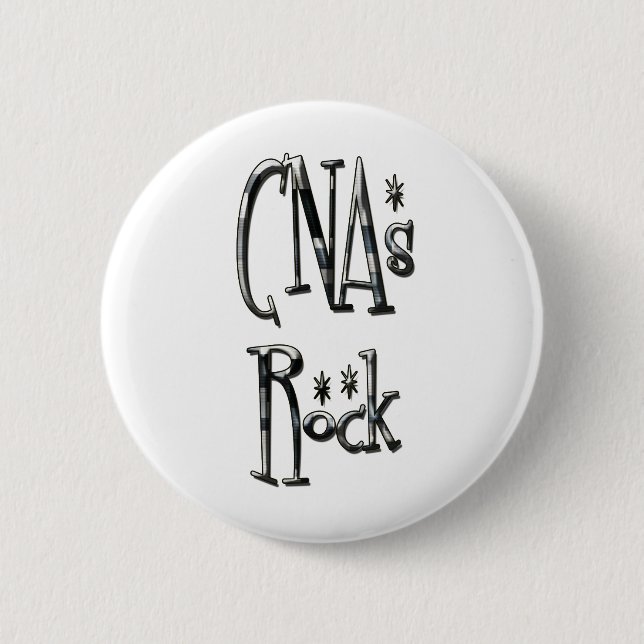 Badge Rond 5 Cm Roche de CNAs (Devant)