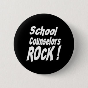 Badge Rond 5 Cm Roche de conseillers d'école ! Bouton