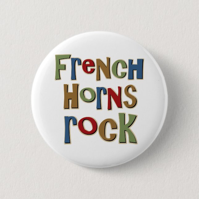 Badge Rond 5 Cm Roche de cors de harmonie (Devant)