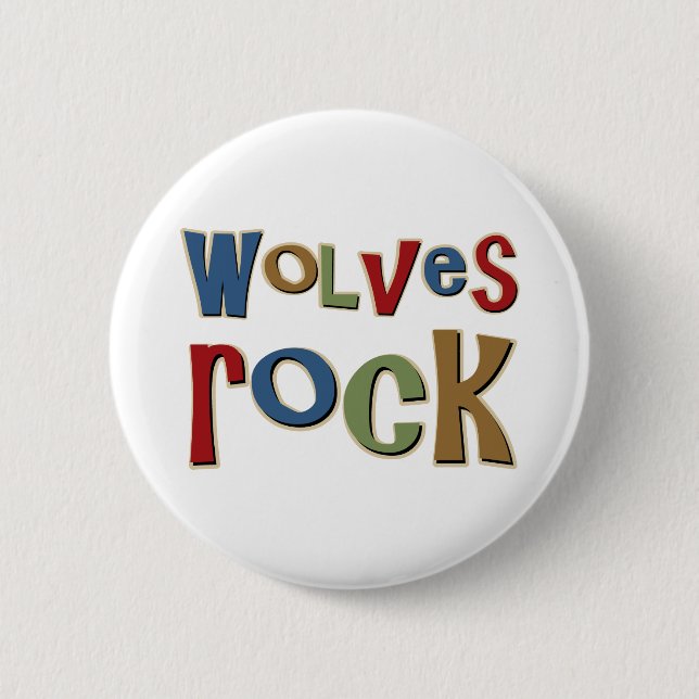 Badge Rond 5 Cm Roche de loups (Devant)