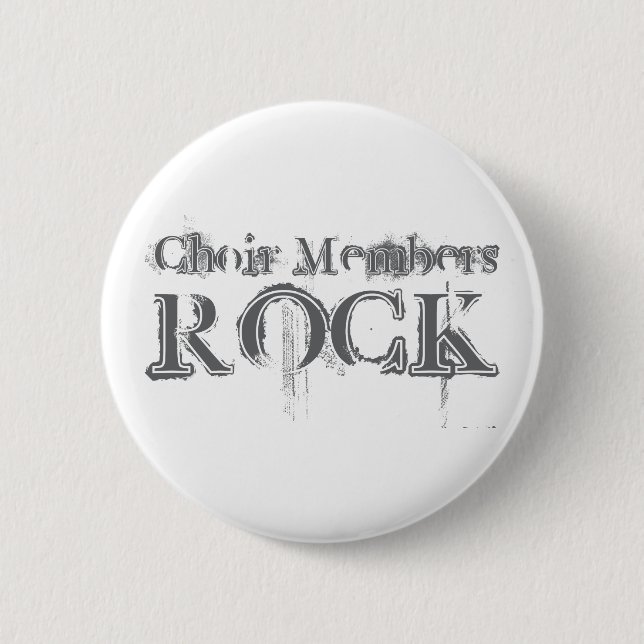 Badge Rond 5 Cm Roche de membres de choeur (Devant)