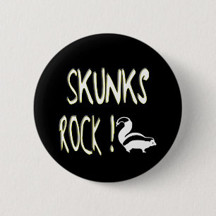 Badge Rond 5 Cm Roche de mouffettes ! Bouton