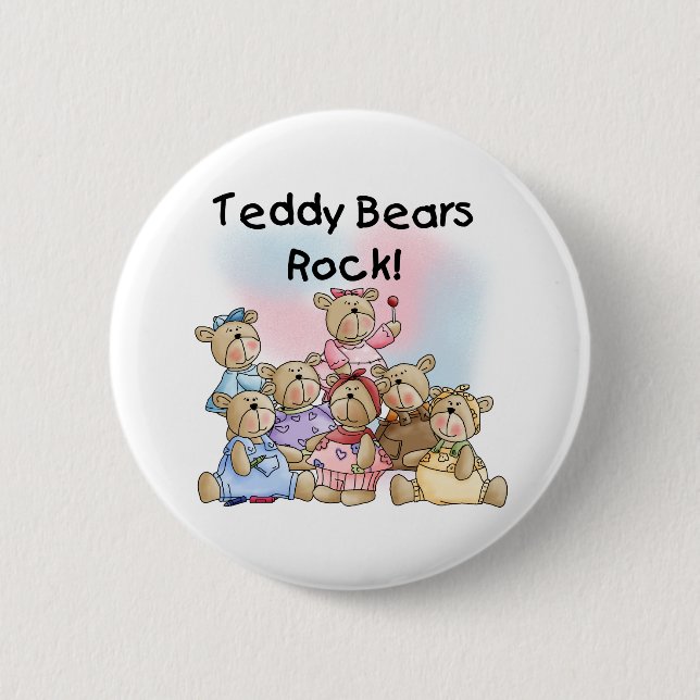 Badge Rond 5 Cm Roche de nounours (Devant)