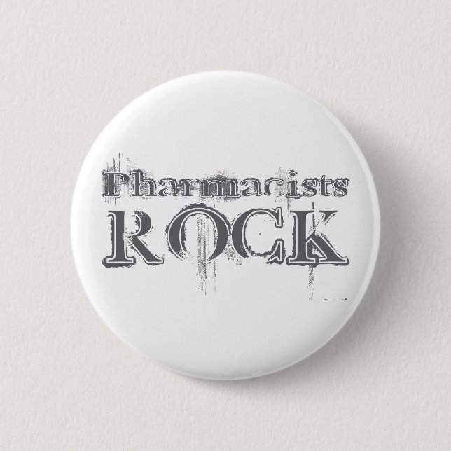 Badge Rond 5 Cm Roche de pharmaciens (Devant)