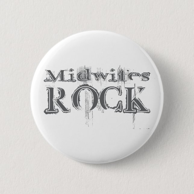Badge Rond 5 Cm Roche de sages-femmes (Devant)