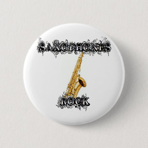 Badge Rond 5 Cm Roche de saxophones